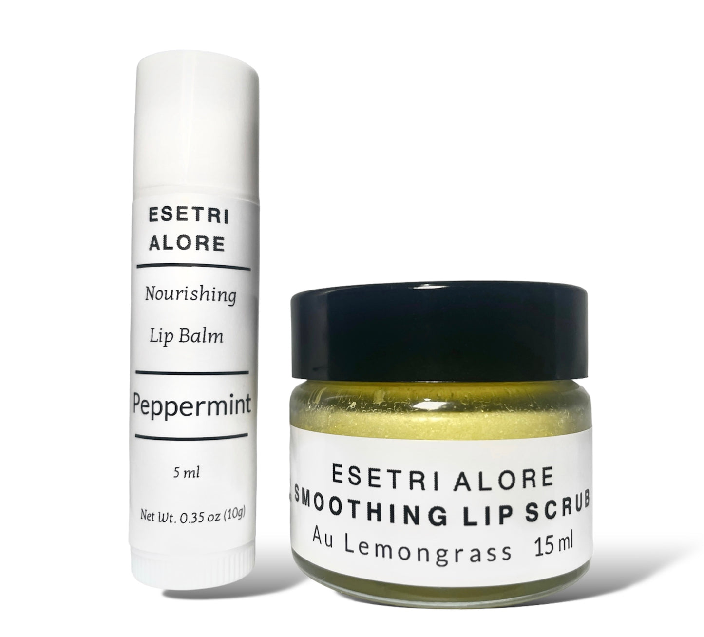 Lip Care Set - Peppermint & Lemongrass